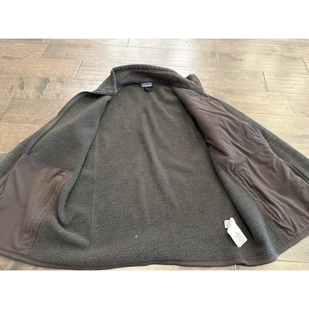 Patagonia Mens Dark Gray Better Sweater Full Zip Fleece Jacket Size L Large